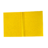 PROTÈGE-CAHIER CARTON 17X22 2 RABATS 225GR JAUNE