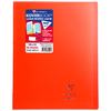 KOVERBOOK CAHIER 24X32 96P SÉYÈS ROUGE 90G PIQURE