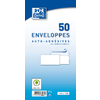 50 ENVELOPPES BLANCHES 110X220MM