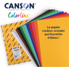 COLORLINE 25F PAPIER DESSINS COLORIS ASSORTIS 50X65CM 150G