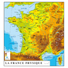 CARTE DE FRANCE PHYSIQUE FRANCE ADMINISTRATIVE