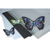 7 FEUILLES PLASTIQUE DINGUE NOIR 20X26CM