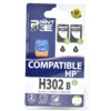 P3E HP H302BK XL 2 CARTOUCHES