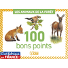 100 BONS POINTS LES ANIMAUX DE LA FORÊT