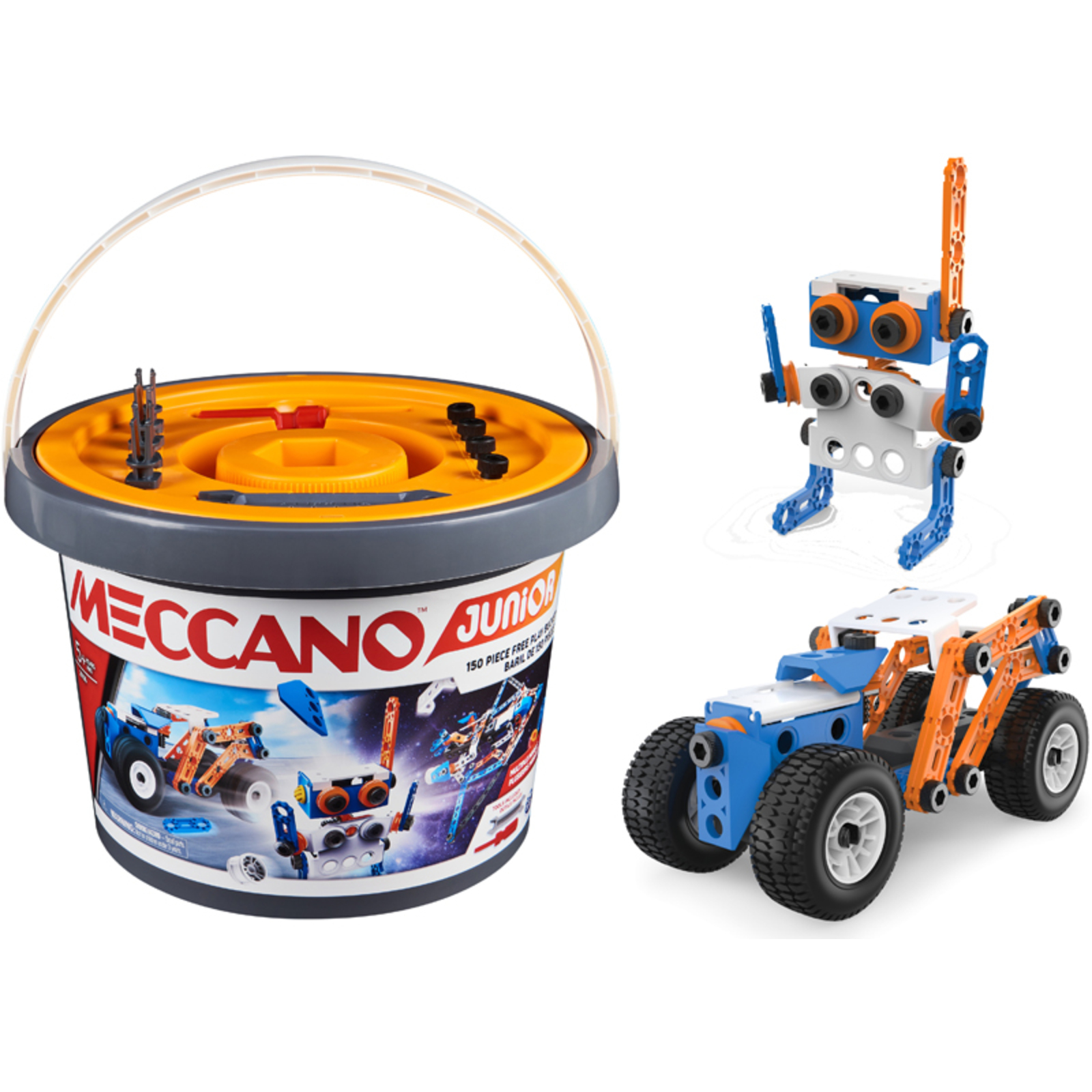 BARIL 150 PIECES - MECCANO JUNIOR