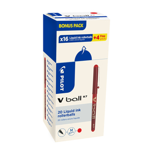 V-BALL MEDIUM VALUE PACK 16+4 ROLLERS ROUGE