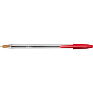 CRISTAL MEDIUM STYLO BILLE ROUGE