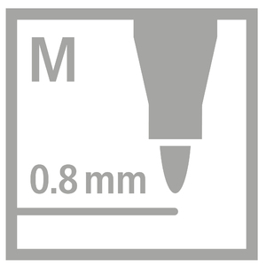 POINTMAX 12 FEUTRES ÉCRITURE ASSORTIS