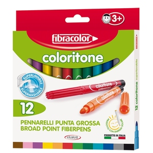 COLORITONE 12 FEUTRES ASSORTIS