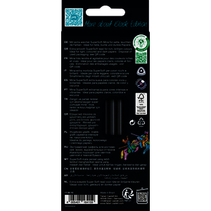 BLACK EDITION 12 CRAYONS COULEURS COLORIS METALLIC ASSORTIS