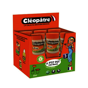 LOT DE 10+2 PETIT POT DE COLLE 35 GR EN PATE