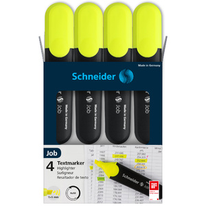 SCHNEIDER JOB 150 4 SURLIGNEURS JAUNE