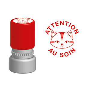 TAMPON DE NOTATION ATTENTION AU SOIN CHAT