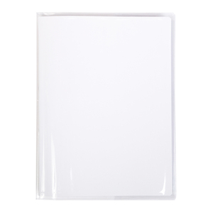 PROTÈGE-CAHIER PLASTIQUE 24X32 2 RABATS CRISTAL INCOLORE 22/00É