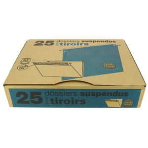 25 DOSSIERS SUSPENDUS TIROIR FOND V