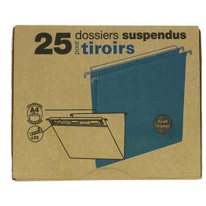 25 DOSSIERS SUSPENDUS TIROIR FOND V