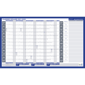 PLANNING ANNUEL SCOLAIRE