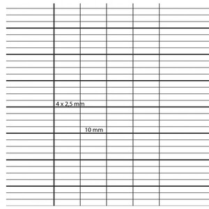 CAHIER DÉFICIENTS VISUELS 17X22 48P SÉYÉS NOIR 2,5mm PP INCOLORE