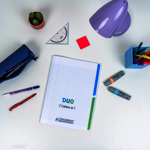 CAHIER 2 EN 1 PP 17X22 96 PAGES S?Y?S