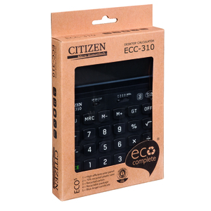 CALCULATRICE CITIZEN ECC 310 ECO NOIR