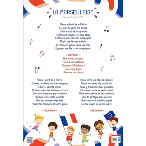 POSTER LA MARSEILLAISE SIMPLIFIÉE