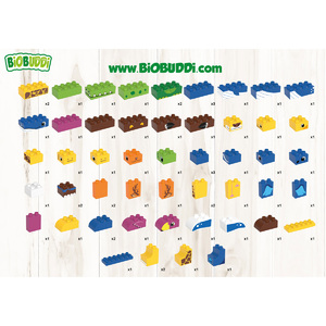 BIODUDDI BIG - ANIMAUX DE LA JUNGLE