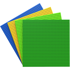 BIOBUDDI - 4 GRANDES PLAQUES POUR GROS BLOCS COLORIS ASSORTIS