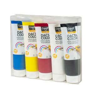 GOUACHE 5 TUBES X 250ML COLORIS ASSORTIS