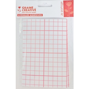 POLYPHANE ADHESIF 6 FEUILLES 20X28CM