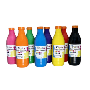 BABY GOUACHE 8 FLACONS 1L COLORIS ASSORTIS