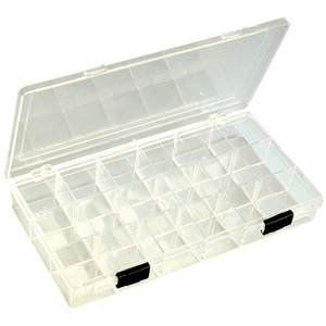 BOÎTE RANGEMENT PLASTIQUE CRISTAL 18 CASES