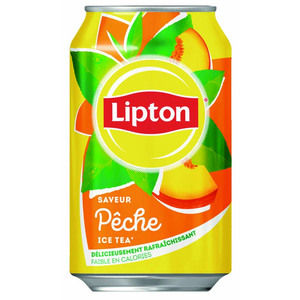 BOISSON LIPTON ICE TEA PECHE CANETTE 33CL