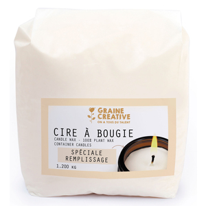 1,2KG CIRE VÉGÉTALE À BOUGIES