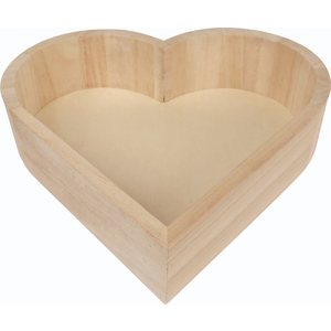 PLATEAU BOIS FORME CŒUR