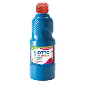 GIOTTO FLACON GOUACHE 500ML CYAN