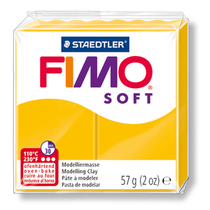 FIMO SOFT JAUNE SOLEIL PAIN 57G