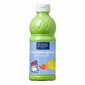 ACRYL GLOSSY FLACON 500ML VERT ANIS