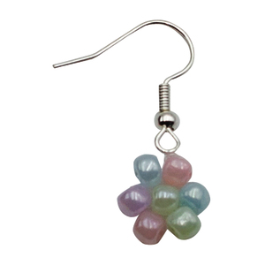 40 BOUCLES D'OREILLES 20MM COLORIS ARGENT