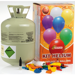 BONBONNE HELIUM + 30 BALLONS ET FICELLES