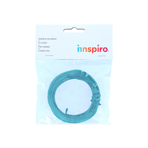 FIL MÉTAL REVÊTEMENT PAPIER BLEU 10M