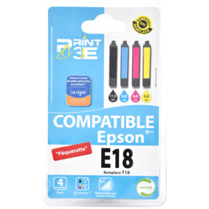 P3E EPSON E18 MULTIPACK 4 COULEURS
