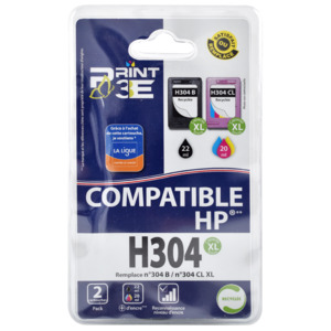 P3E HP H304BK XL MULTIPACK 4 COULEURS