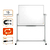 1 TABLEAU BLANC MOBILE CLASSIC ACIER LAQUE NANO CLEAN 120 X 90 CM